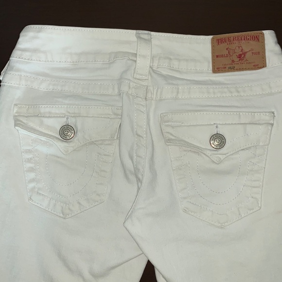True Religion Billy women’s white denim jeans, size US 27 - Picture 3 of 10